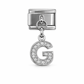 Taşlı Harf G Charm