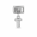 Taşlı Harf T Charm