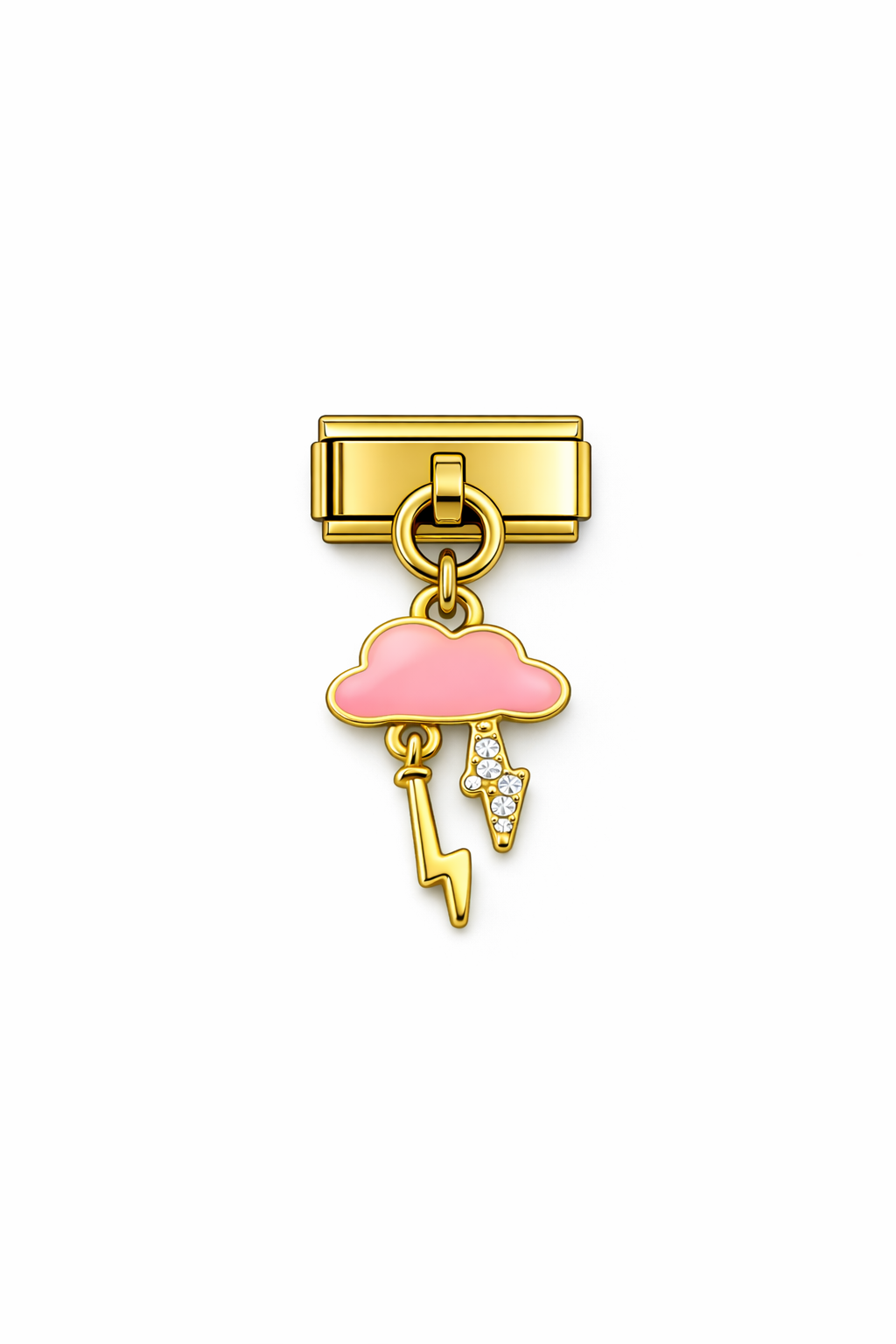 Pembe Bulut Şimşek Charm