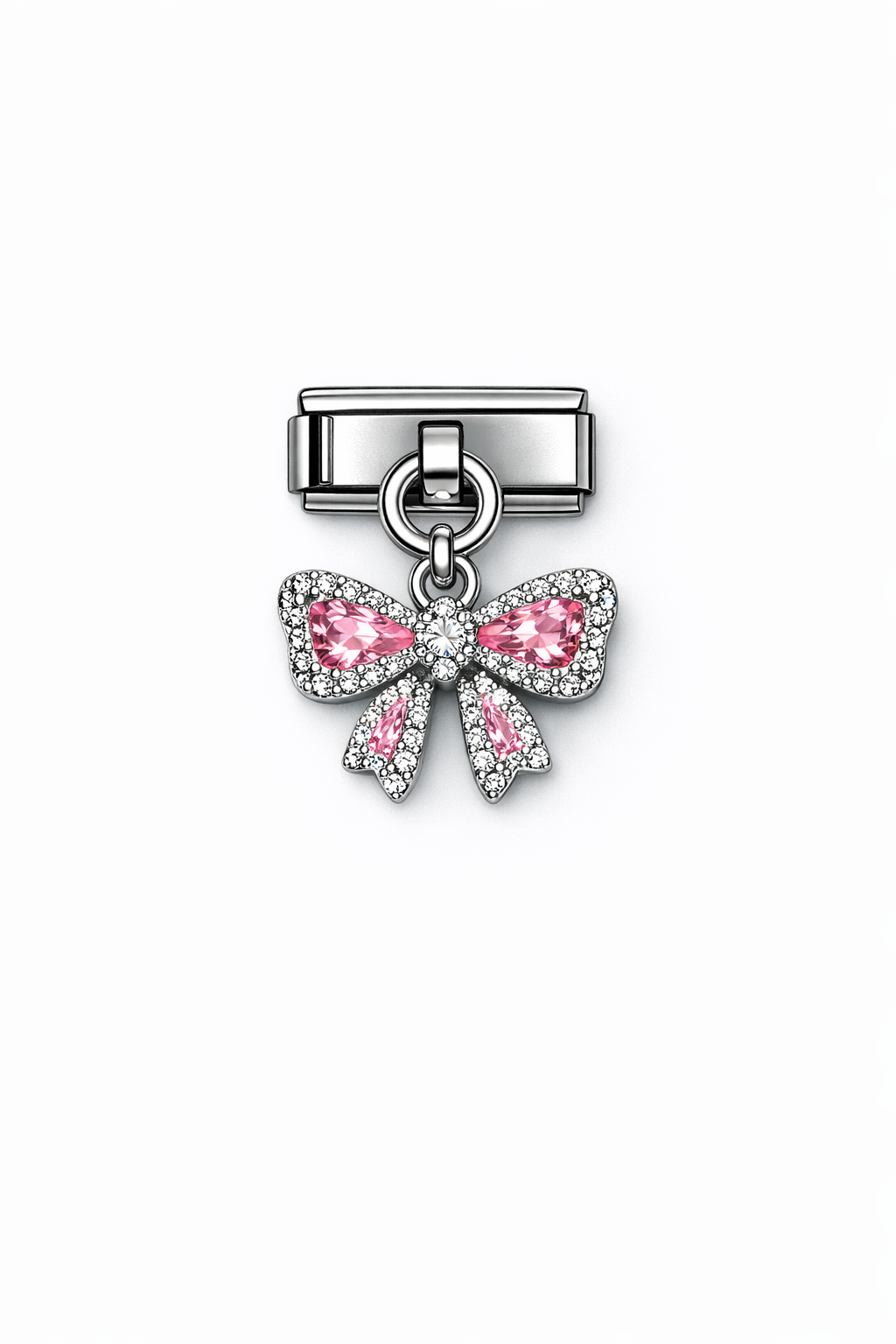 Pembe Işıltılı Fiyonk Charmı