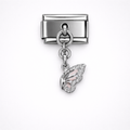 Yarım Kelebek Taşlı Charm