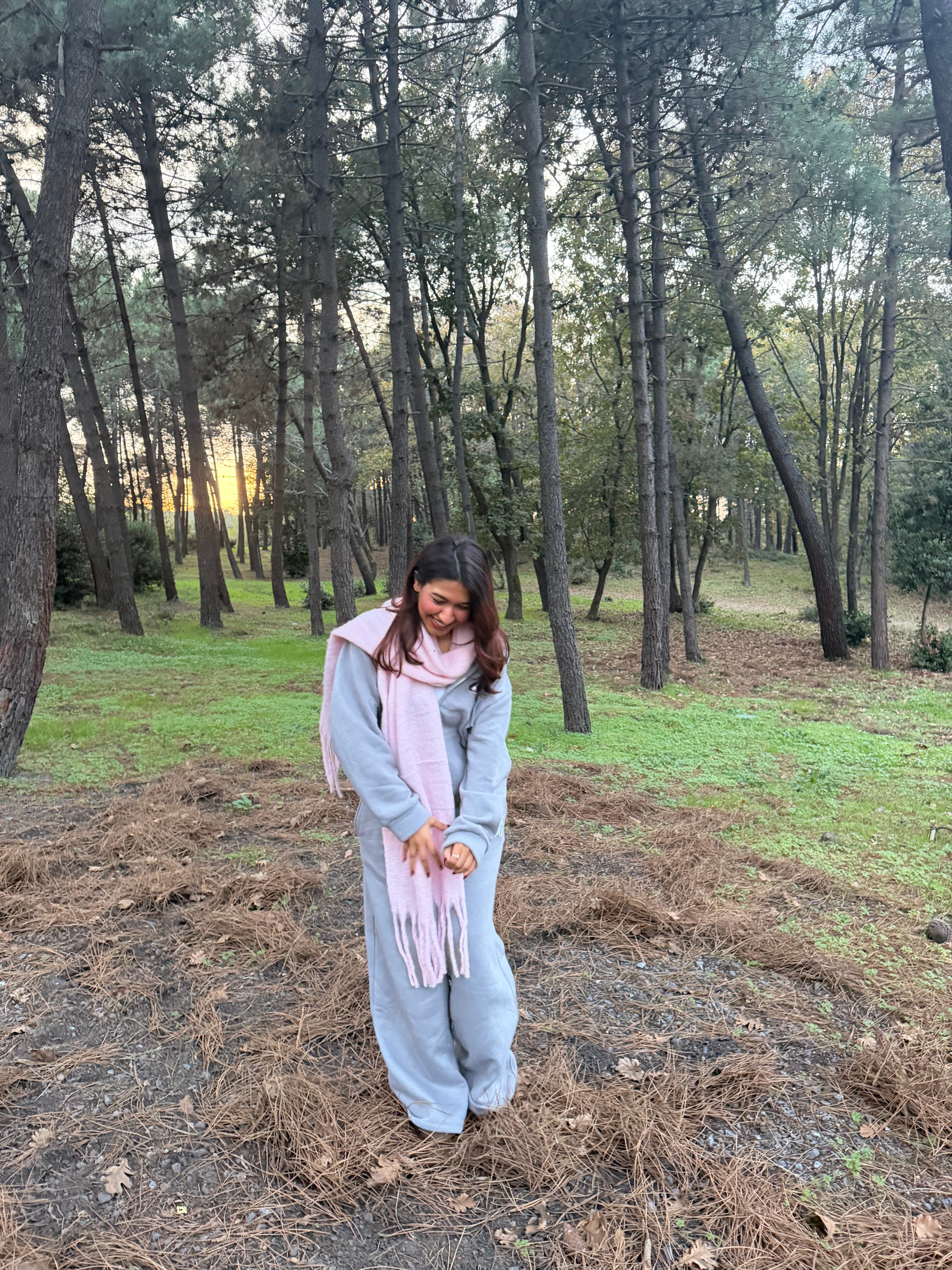 Yumuşakcık Pembe Püsküllü Atkı