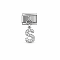 Taşlı Harf S Charm