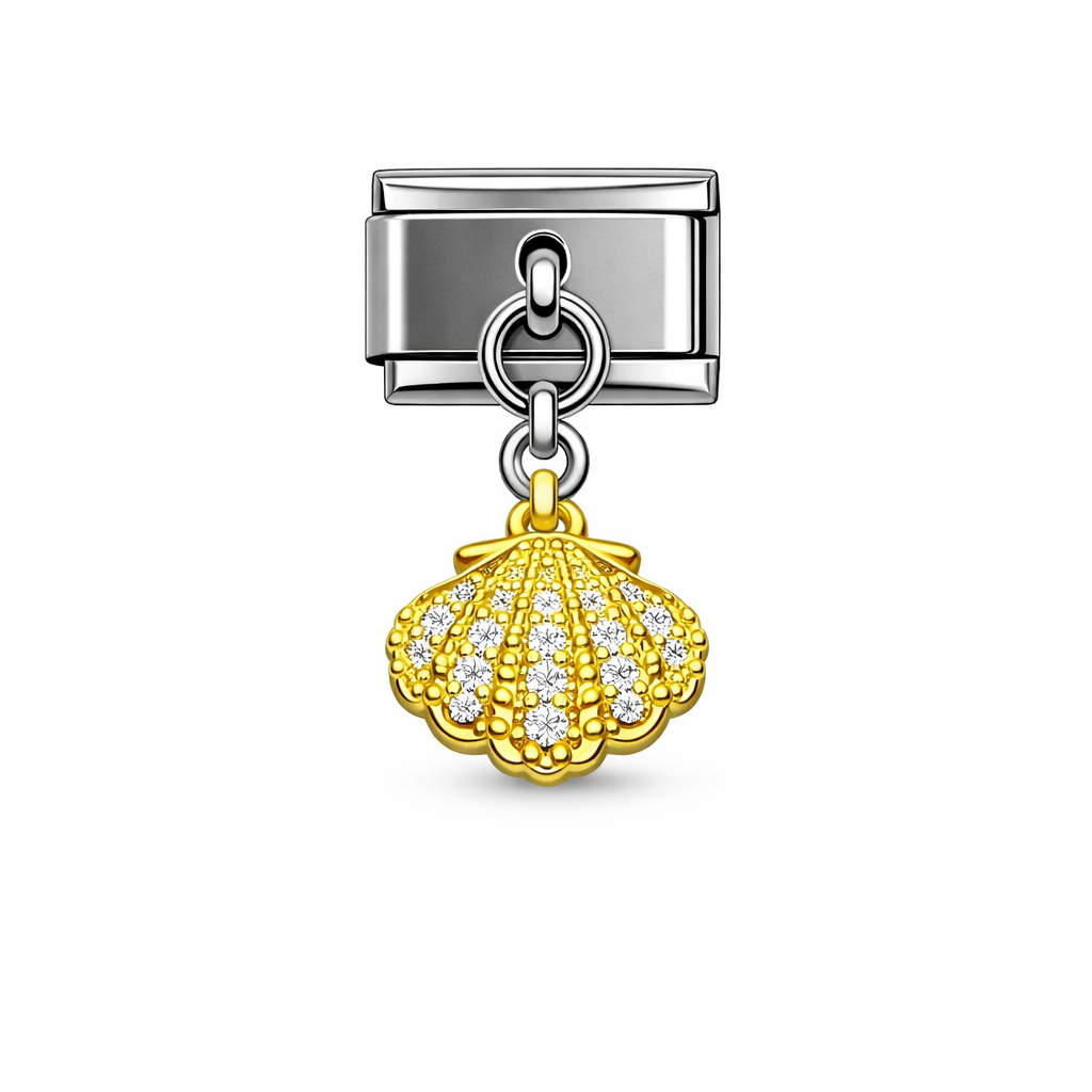 Taşlı Deniz Kabuğu Charm