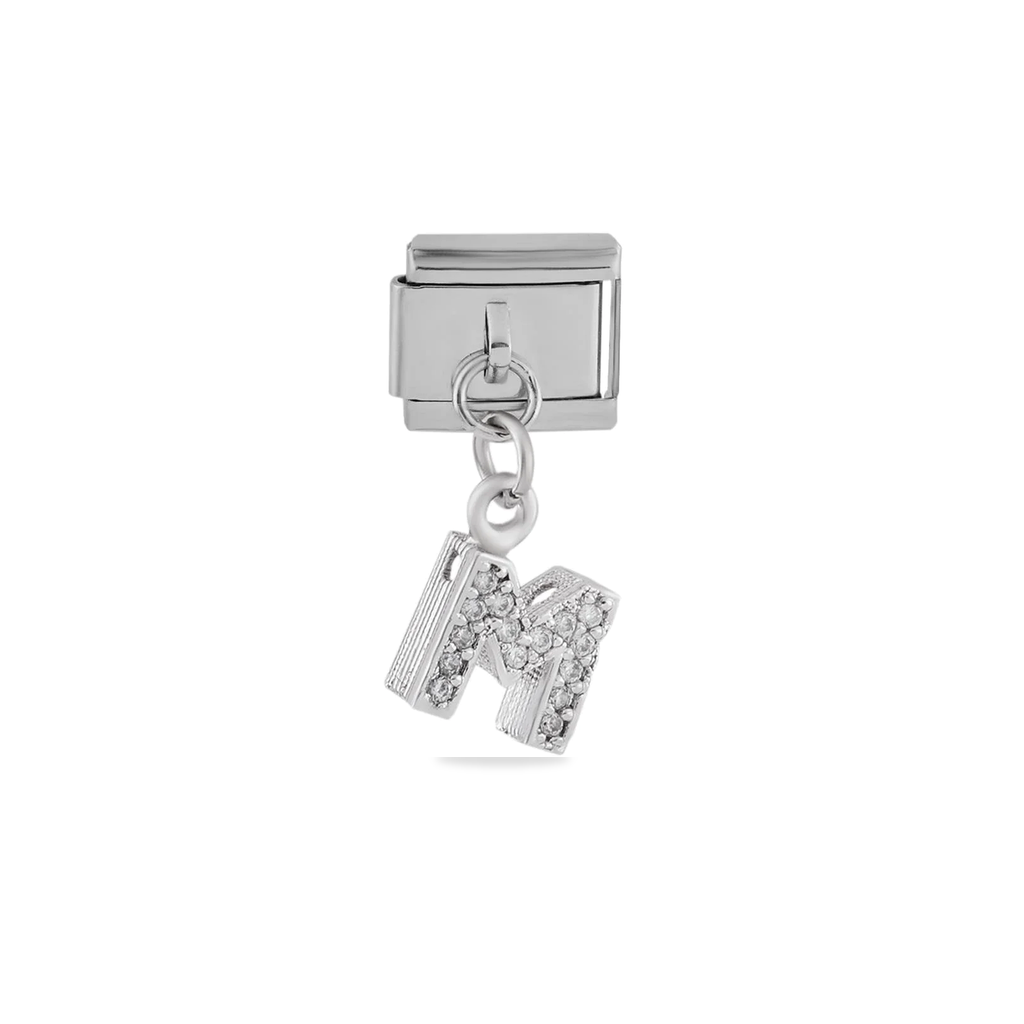 Taşlı Harf M Charm